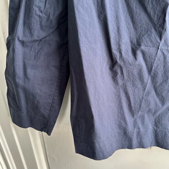 COS Long Sleeve Tie Shoulder Blouse Navy Blue - Picture 4 of 7